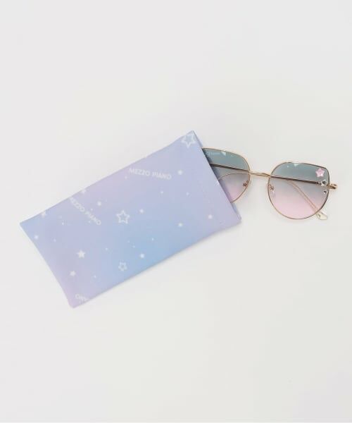 mezzo piano / メゾピアノ サングラス・メガネ | 星パーツ付　ファッション用グラス | 詳細6