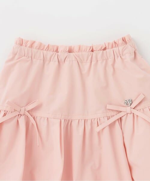 mezzo piano / メゾピアノ ミニ・ひざ丈スカート | ☆彡リボン バルーンスカート | 詳細2