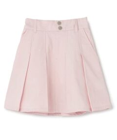 mezzo piano / メゾピアノ ショート・ハーフ・半端丈パンツ | 【人気商品再入荷】【直営店で取り扱い無し】リボン刺しゅう・花柄　タックスカパン