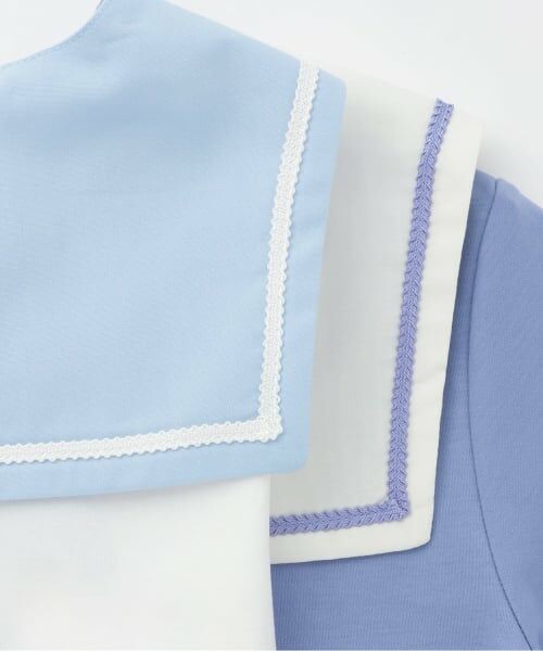 mezzo piano / メゾピアノ Tシャツ | 【人気商品再入荷】【直営店で取り扱い無し】セーラーカラー 半袖Tシャツ | 詳細10