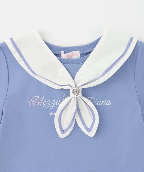 mezzo piano / メゾピアノ Tシャツ | 【人気商品再入荷】【直営店で取り扱い無し】セーラーカラー 半袖Tシャツ | 詳細2