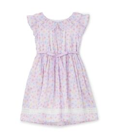 mezzo piano / メゾピアノ ミニ丈・ひざ丈ワンピース | 【人気商品再入荷】【直営店で取り扱い無し】水彩花柄プリント　ワンピース