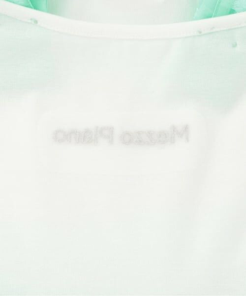 mezzo piano / メゾピアノ ミニ丈・ひざ丈ワンピース | 【人気商品再入荷】【直営店で取り扱い無し】シャーベット刺しゅう　ドッキングワンピース | 詳細3