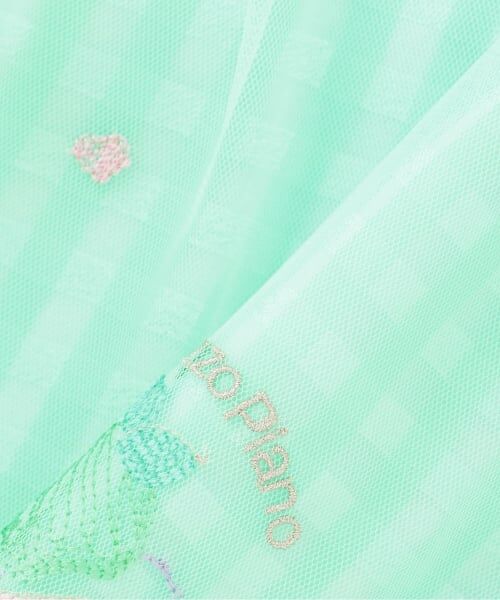 mezzo piano / メゾピアノ ミニ丈・ひざ丈ワンピース | 【人気商品再入荷】【直営店で取り扱い無し】シャーベット刺しゅう　ドッキングワンピース | 詳細7