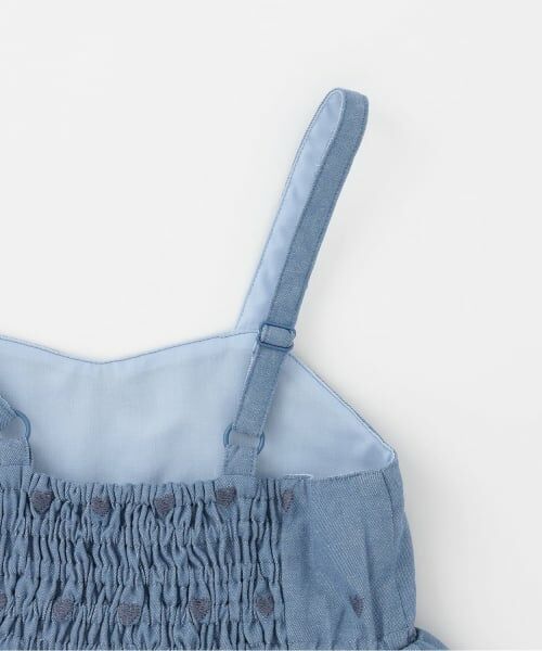 mezzo piano / メゾピアノ ミニ丈・ひざ丈ワンピース | 【人気商品再入荷】【直営店で取り扱い無し】肩開きTシャツ＆キャミワンピースセット | 詳細4