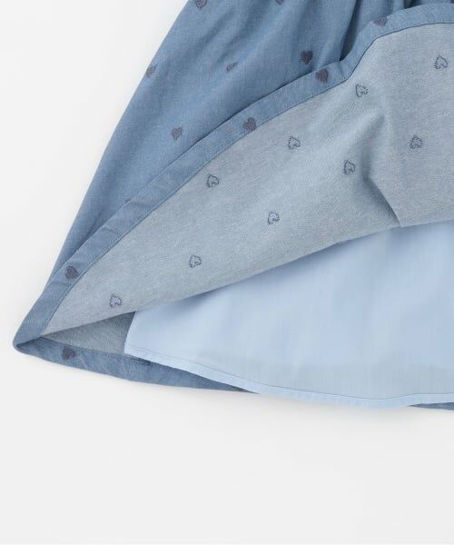 mezzo piano / メゾピアノ ミニ丈・ひざ丈ワンピース | 【人気商品再入荷】【直営店で取り扱い無し】肩開きTシャツ＆キャミワンピースセット | 詳細7