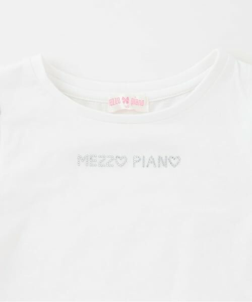 mezzo piano / メゾピアノ ミニ丈・ひざ丈ワンピース | 【人気商品再入荷】【直営店で取り扱い無し】肩開きTシャツ＆キャミワンピースセット | 詳細8