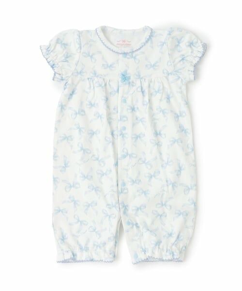 mezzo piano / メゾピアノ ロンパース | 【BOX付】リボン柄半袖2wayオール＆スタイセット | 詳細2