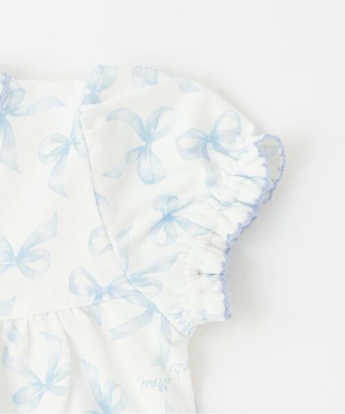 mezzo piano / メゾピアノ ロンパース | 【BOX付】リボン柄半袖2wayオール＆スタイセット | 詳細4