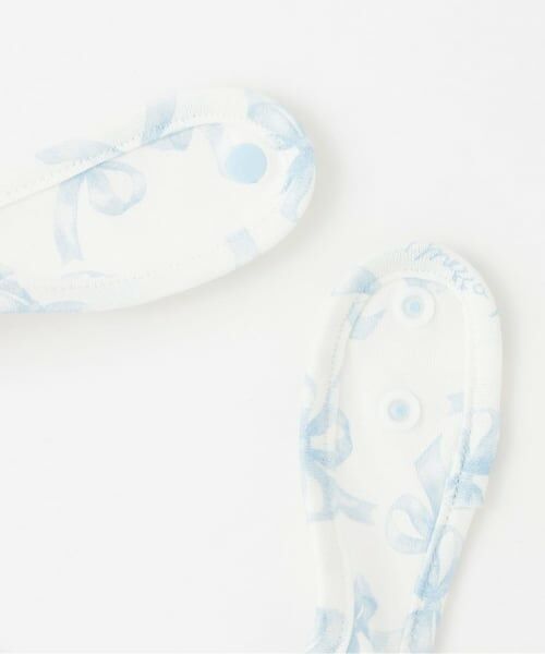 mezzo piano / メゾピアノ ロンパース | 【BOX付】リボン柄半袖2wayオール＆スタイセット | 詳細6