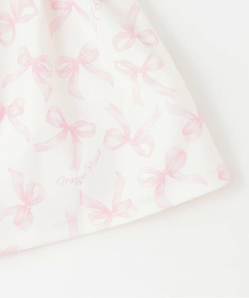 mezzo piano / メゾピアノ スタイ・ビブ | 【BOX付】リボン柄エプロン＆ヘアバンドセット | 詳細5