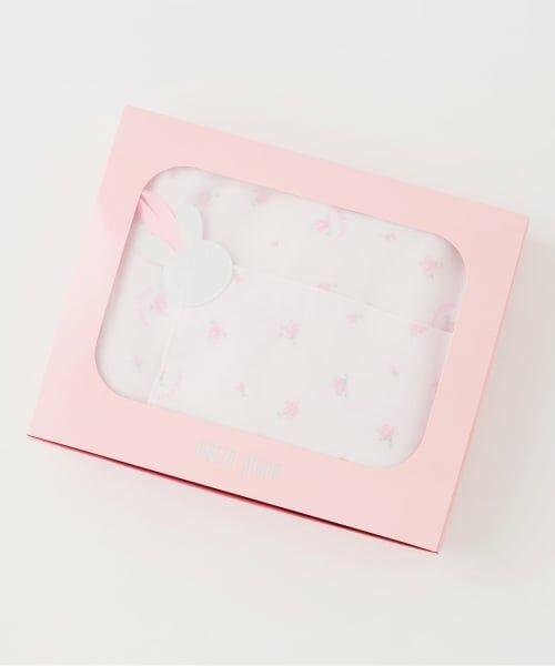 mezzo piano / メゾピアノ ベビー・キッズグッズ | 【BOX付】バラ柄ガーゼタオル・バスポンチョ・ハンカチセット | 詳細7