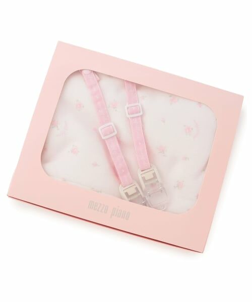mezzo piano / メゾピアノ ベビー・キッズグッズ | 【BOX付】バラ柄ガーゼタオルケット＆ブランケットクリップセット | 詳細8