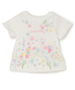 mezzo piano / メゾピアノ Tシャツ | フェアリー動物プリント　半袖Tシャツ