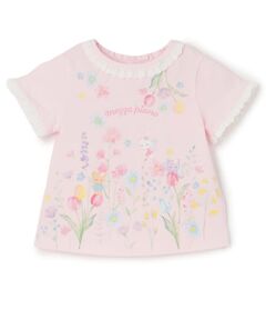mezzo piano / メゾピアノ Tシャツ | フェアリー動物プリント　半袖Tシャツ
