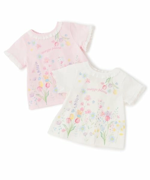 mezzo piano / メゾピアノ Tシャツ | フェアリー動物プリント　半袖Tシャツ | 詳細6