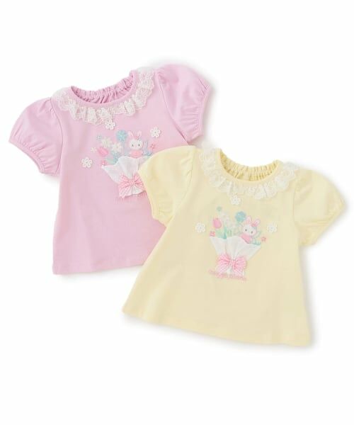 mezzo piano / メゾピアノ Tシャツ | フェアリーブーケ 半袖Tシャツ | 詳細7