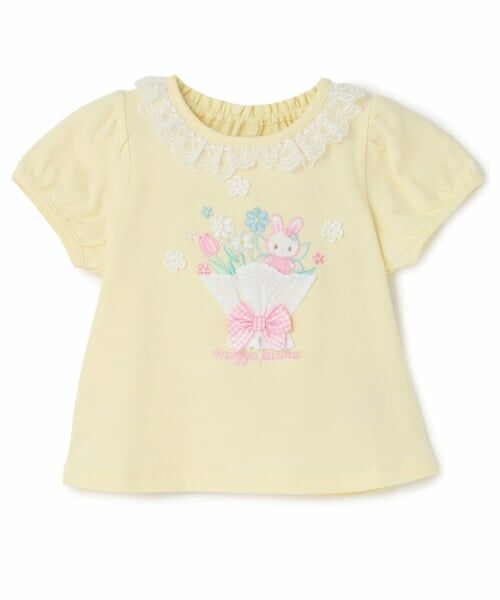 mezzo piano / メゾピアノ Tシャツ | フェアリーブーケ　半袖Tシャツ | 詳細9