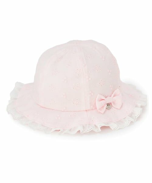 mezzo piano / メゾピアノ ハット | リボンレース ハット(ライト ピンク)