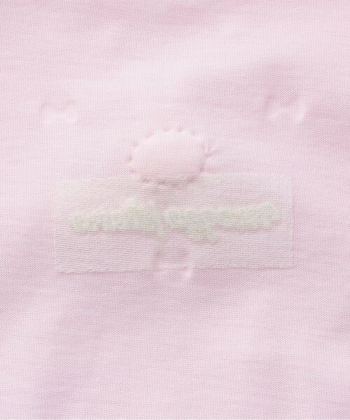 mezzo piano / メゾピアノ Tシャツ | ウサギマスコットつき　リボン柄　半袖Tシャツ | 詳細4