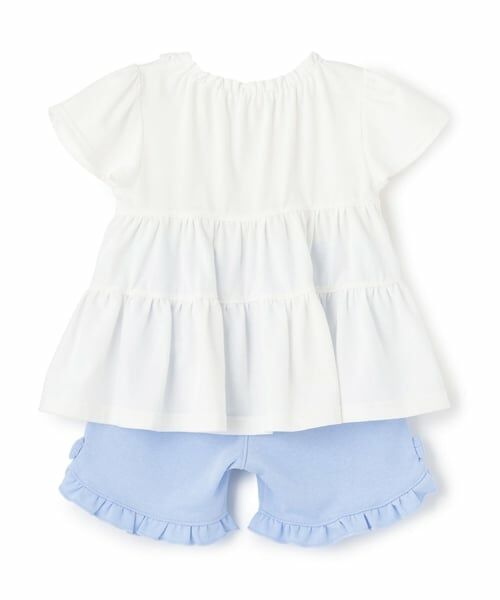 mezzo piano / メゾピアノ ベビー・キッズウエア | うさぎチュニック＆ハーフパンツセット | 詳細1