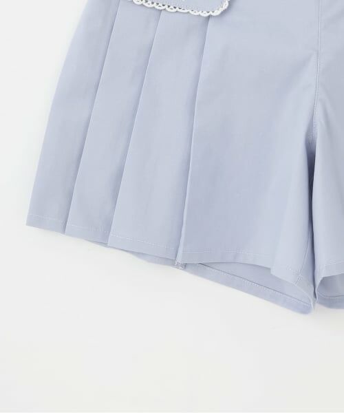 mezzo piano / メゾピアノ ショート・ハーフ・半端丈パンツ | 【人気商品再入荷】【直営店で取り扱い無し】プリーツキュロットスカート | 詳細4