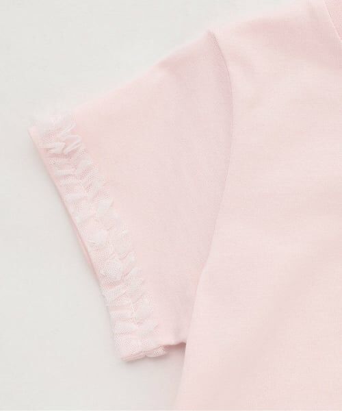 mezzo piano / メゾピアノ Tシャツ | 【人気商品再入荷】【直営店で取り扱い無し】フリルリボン　半袖Tシャツ | 詳細4