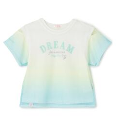 mezzo piano / メゾピアノ Tシャツ | 【人気商品再入荷】【直営店で取り扱い無し】グラデーションメッシュ　レイヤードTシャツ