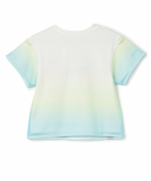 mezzo piano / メゾピアノ Tシャツ | 【人気商品再入荷】【直営店で取り扱い無し】グラデーションメッシュ　レイヤードTシャツ | 詳細1