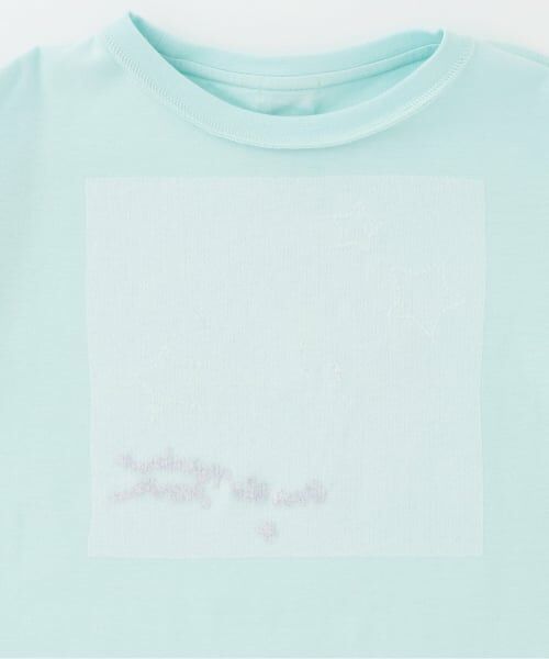 mezzo piano / メゾピアノ Tシャツ | 【人気商品再入荷】【直営店で取り扱い無し】ユニコーン　袖チュール切替　半袖Tシャツ | 詳細5