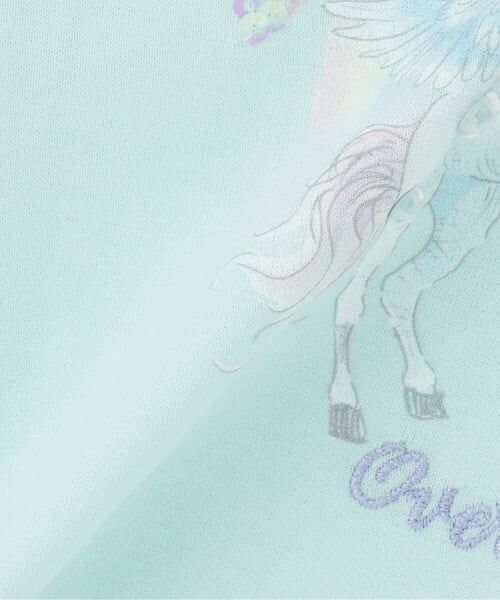mezzo piano / メゾピアノ Tシャツ | 【人気商品再入荷】【直営店で取り扱い無し】ユニコーン　袖チュール切替　半袖Tシャツ | 詳細6