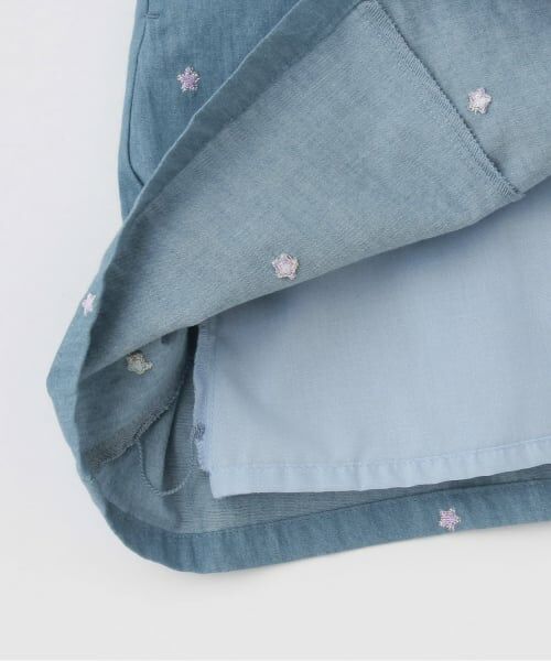 mezzo piano / メゾピアノ ミニ丈・ひざ丈ワンピース | 【人気商品再入荷】【直営店で取り扱い無し】星刺しゅうワンピース | 詳細7