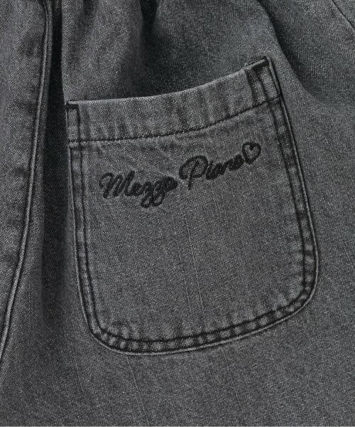 mezzo piano / メゾピアノ ショート・ハーフ・半端丈パンツ | 【人気商品再入荷】【直営店で取り扱い無し】リボン刺しゅうラインストーン　ショートパンツ | 詳細5