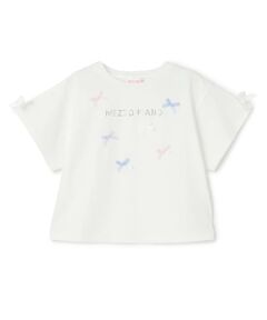 mezzo piano / メゾピアノ Tシャツ | 【人気商品再入荷】【直営店で取り扱い無し】ジェラートリボン　半袖Tシャツ