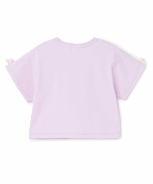mezzo piano / メゾピアノ Tシャツ | 【人気商品再入荷】【直営店で取り扱い無し】ジェラートリボン　半袖Tシャツ | 詳細1