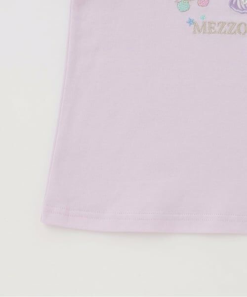 mezzo piano / メゾピアノ Tシャツ | 【人気商品再入荷】【直営店で取り扱い無し】シェルジュエリーアップリケ半袖Ｔシャツ | 詳細5