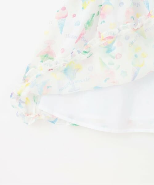 mezzo piano / メゾピアノ ミニ丈・ひざ丈ワンピース | 【人気商品再入荷】【直営店で取り扱い無し】フルーツシャーベット柄　ワンピース | 詳細5