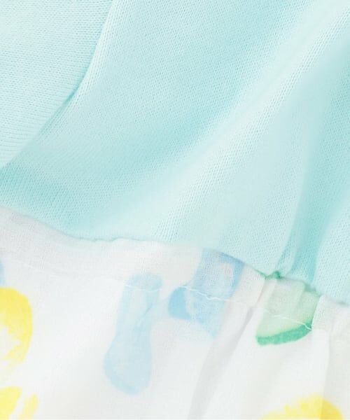 mezzo piano / メゾピアノ ミニ丈・ひざ丈ワンピース | 【人気商品再入荷】【直営店で取り扱い無し】フルーツシャーベット柄　ワンピース | 詳細6