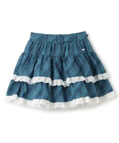 mezzo piano / メゾピアノ ミニ・ひざ丈スカート | チェックティアード　スカート