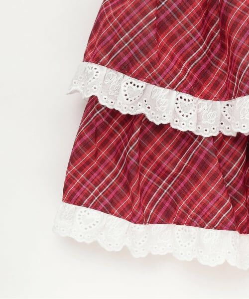 mezzo piano / メゾピアノ ミニ・ひざ丈スカート | チェックティアード　スカート | 詳細4