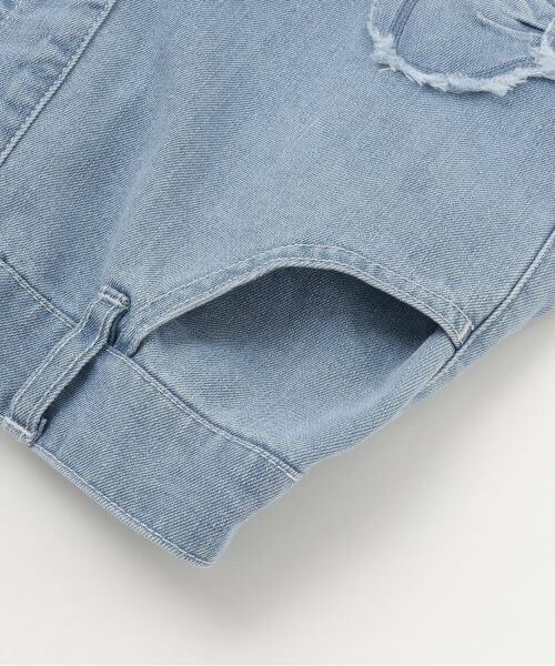 mezzo piano / メゾピアノ その他パンツ | リボンアップリケ　デニムパンツ | 詳細4
