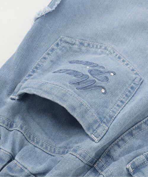 mezzo piano / メゾピアノ その他パンツ | リボンアップリケ　デニムパンツ | 詳細7