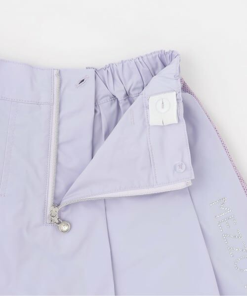 mezzo piano / メゾピアノ ショート・ハーフ・半端丈パンツ | サイドメッシュ　スカパン | 詳細3