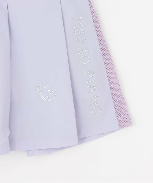 mezzo piano / メゾピアノ ショート・ハーフ・半端丈パンツ | サイドメッシュ　スカパン | 詳細5