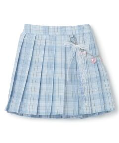 mezzo piano / メゾピアノ ショート・ハーフ・半端丈パンツ | チェーン飾りつき　プリーツスカパン