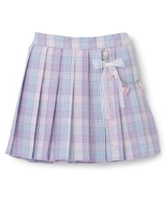 mezzo piano / メゾピアノ ショート・ハーフ・半端丈パンツ | チェーン飾りつき　プリーツスカパン