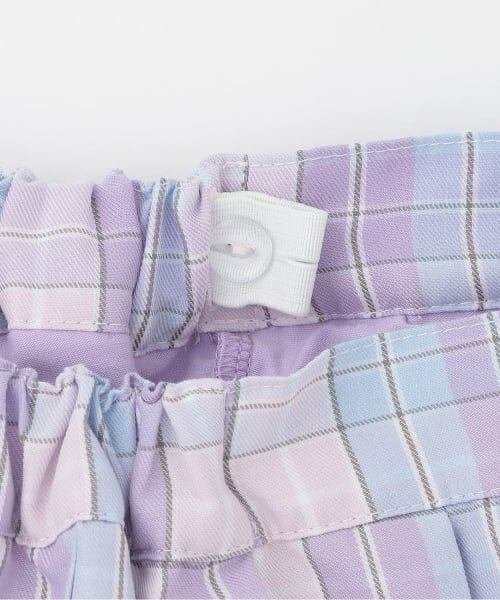 mezzo piano / メゾピアノ ショート・ハーフ・半端丈パンツ | チェーン飾りつき　プリーツスカパン | 詳細3