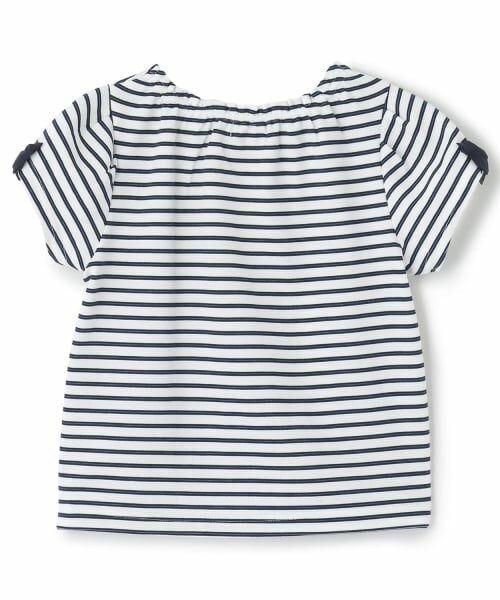 mezzo piano / メゾピアノ Tシャツ | ウサギ・ネコ マリン半袖Tシャツ | 詳細1