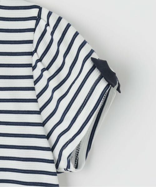 mezzo piano / メゾピアノ Tシャツ | ウサギ・ネコ マリン半袖Tシャツ | 詳細3