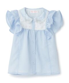 mezzo piano / メゾピアノ シャツ・ブラウス | シフォンフリル　ブラウス